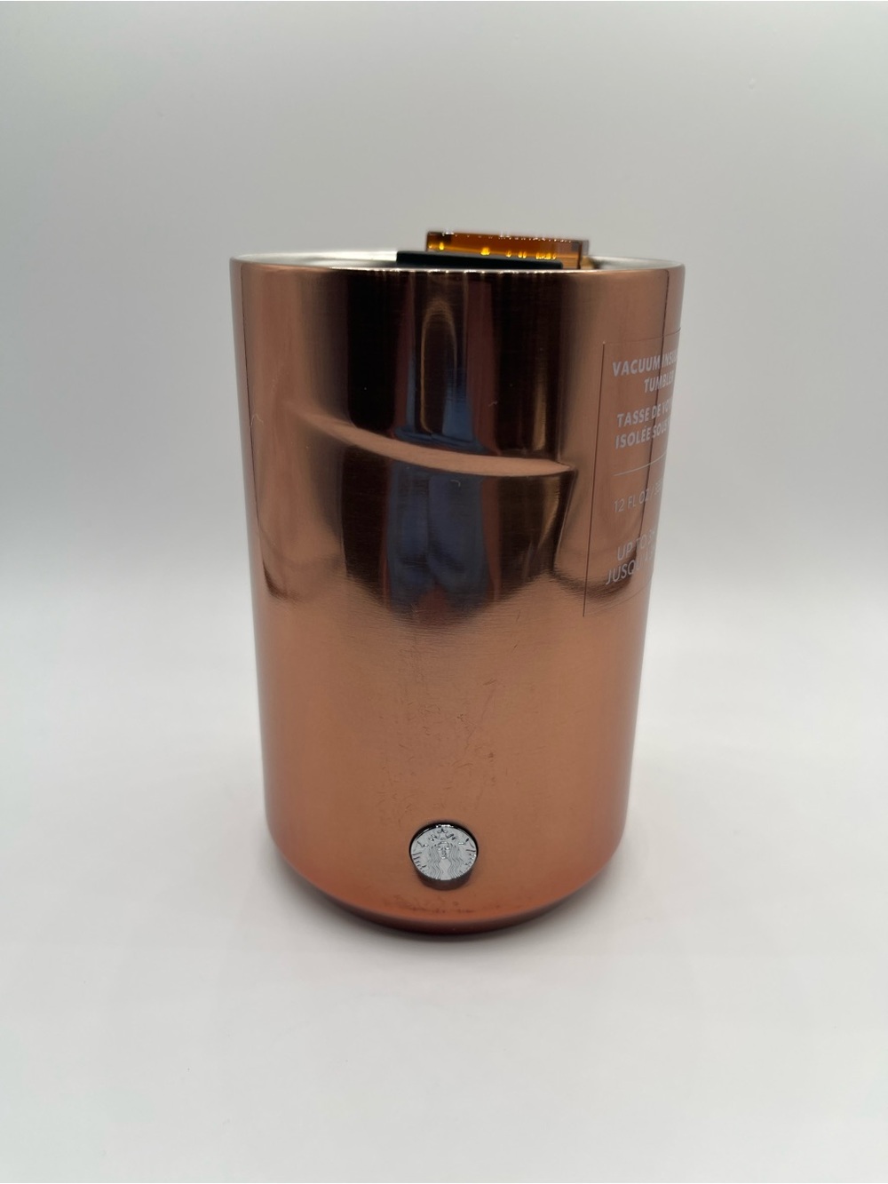 Starbucks Rose Gold Travel Tumbler